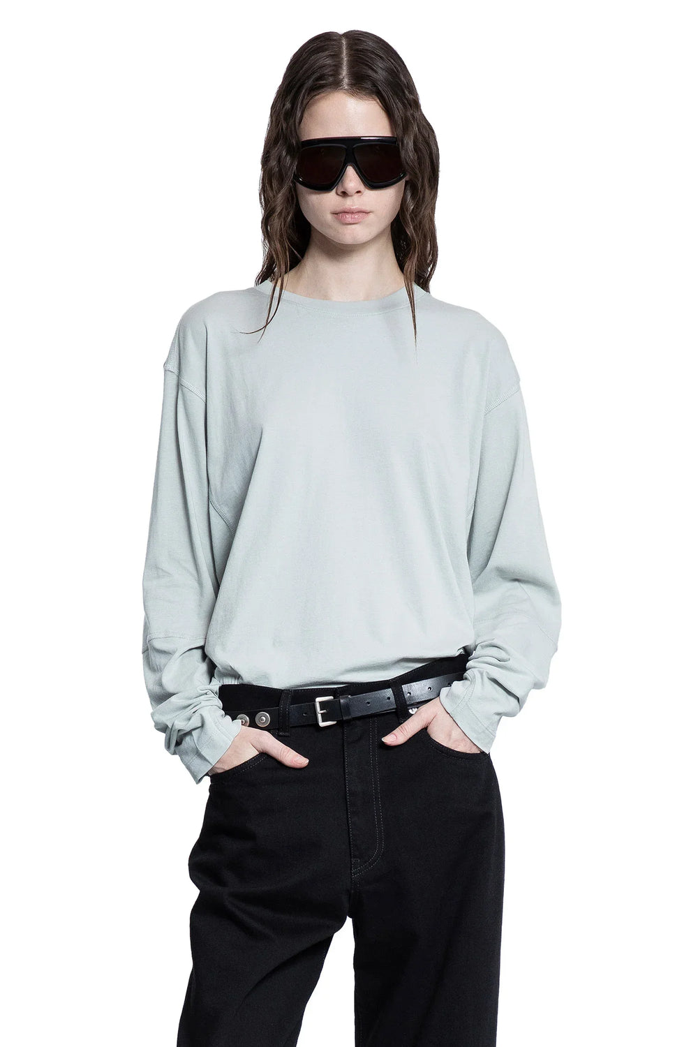Seamed Perfect Long Sleeve Tee - Antonioli.eu