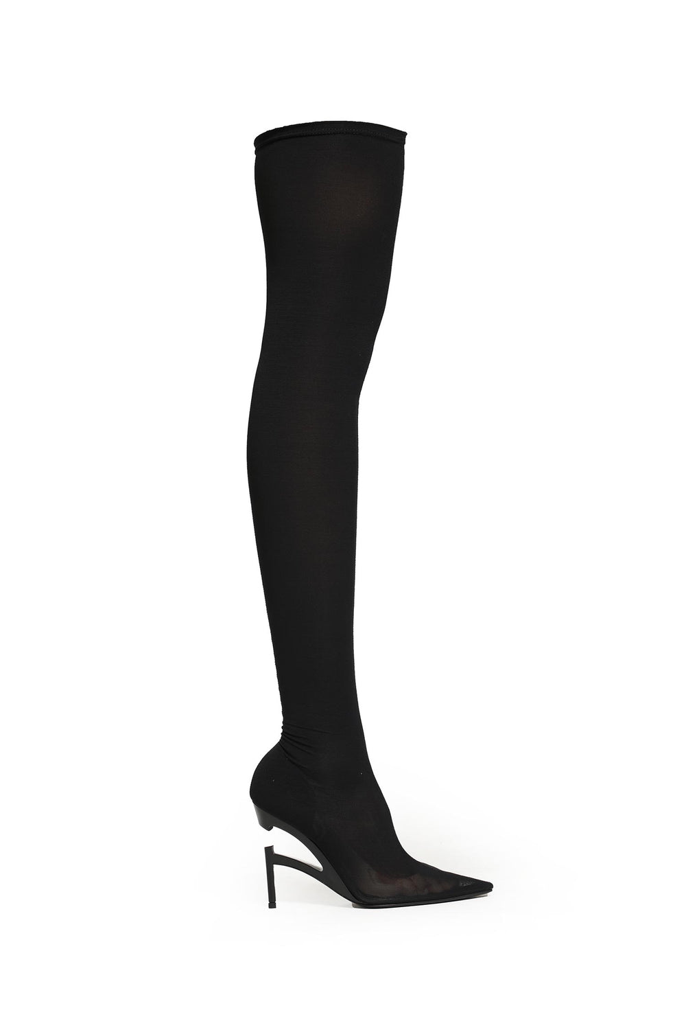 NVL GARDE Broken Heel Sculpting Knee High Boots woman