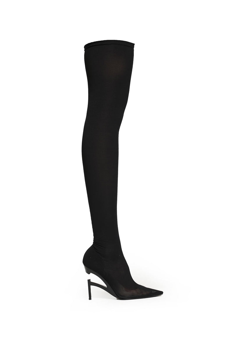 NVL GARDE Broken Heel Sculpting Knee High Boots woman