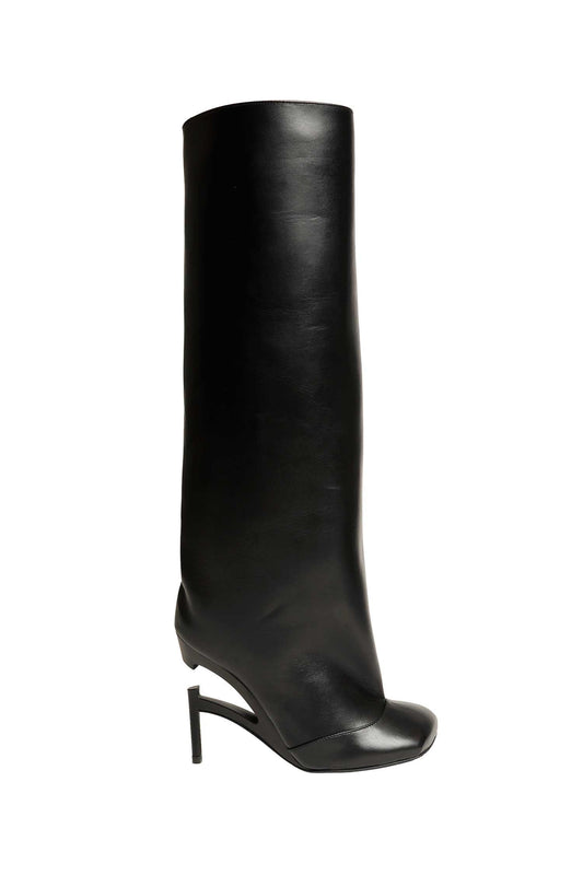 Broken Heel Knee High Boots