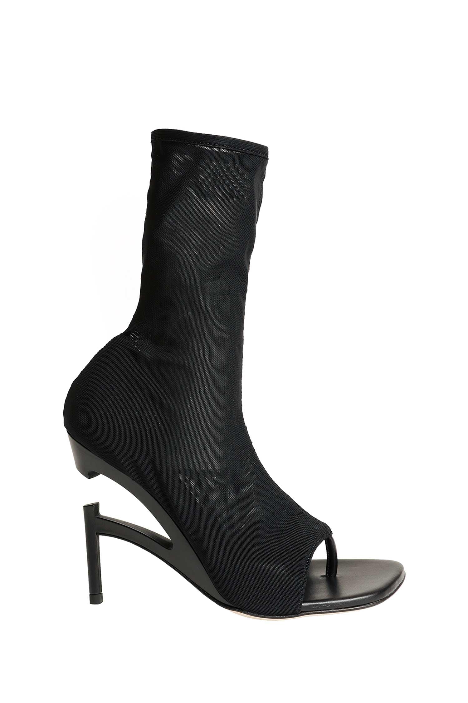 Broken Heel Ankle Sock Sandal