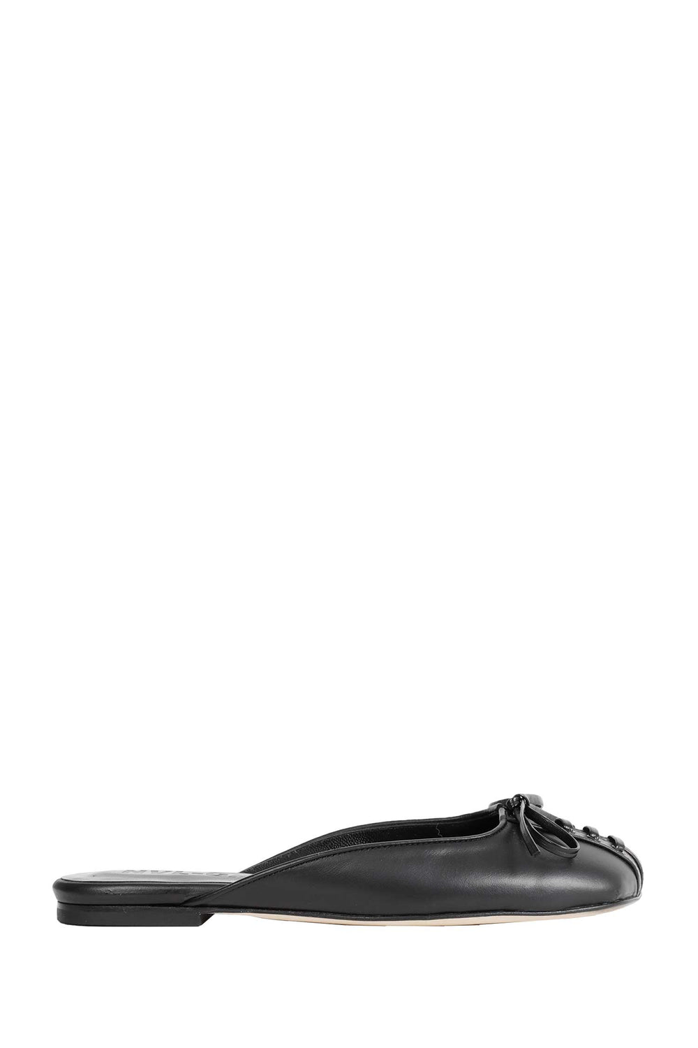 NVL GARDE Lace Up Flat Open Back Ballerinas woman