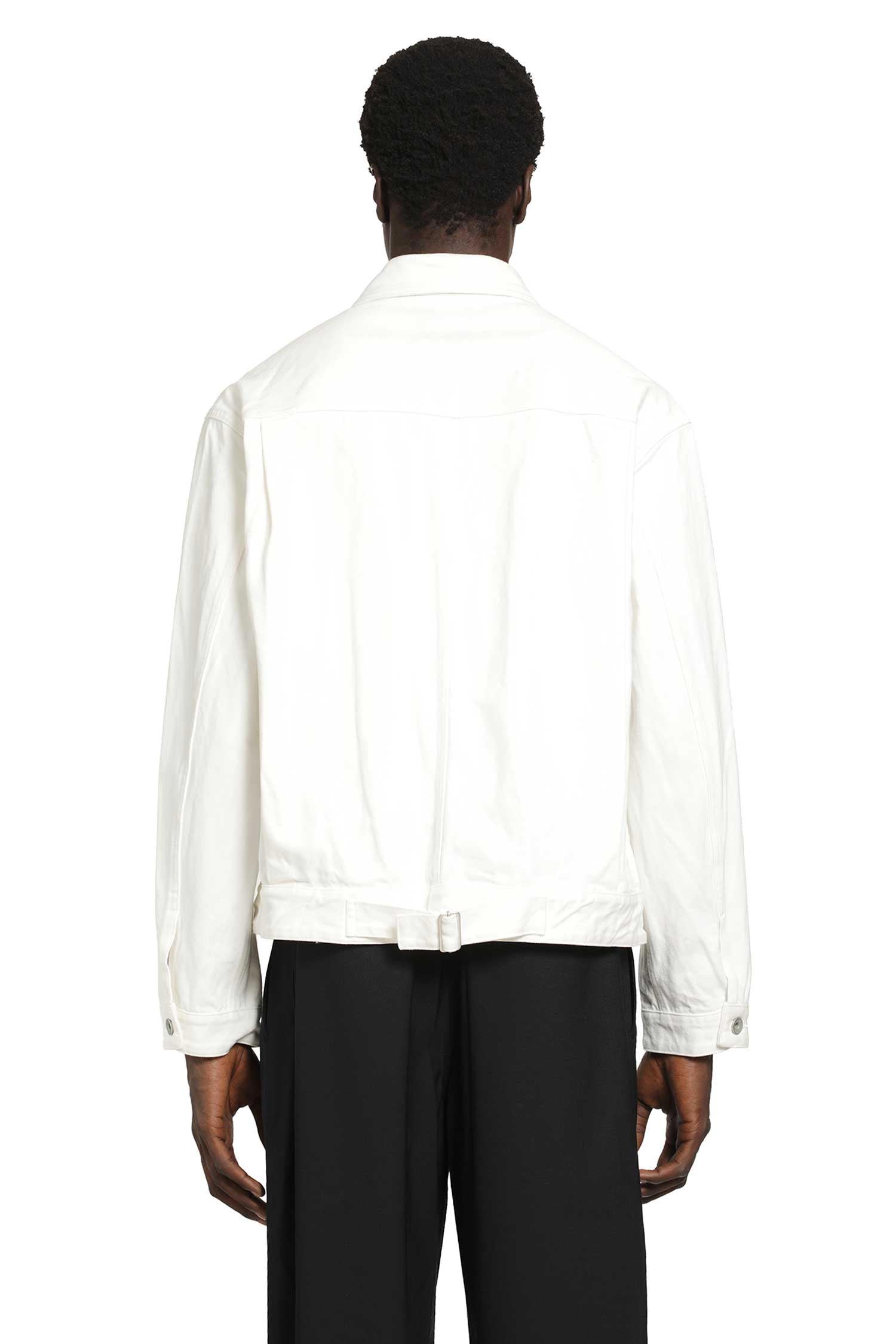 STUDIO NICHOLSON Crinkle Denim Jacket man