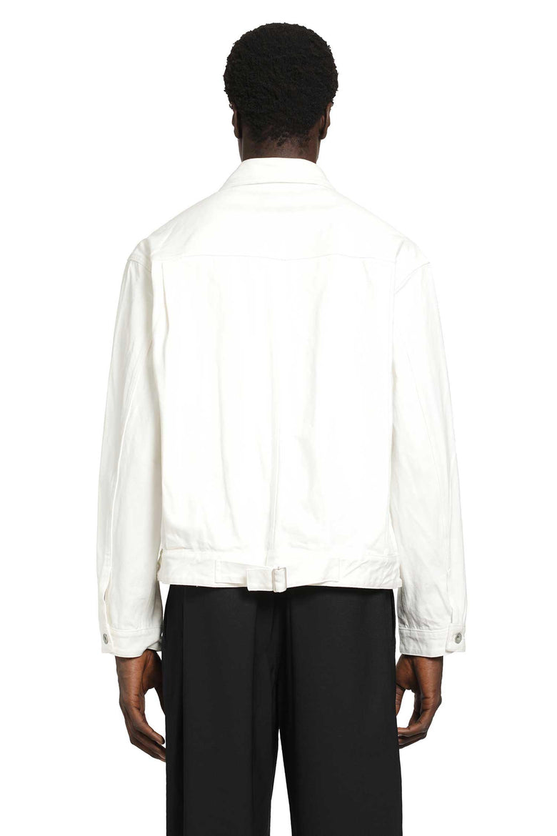 STUDIO NICHOLSON Crinkle Denim Jacket man