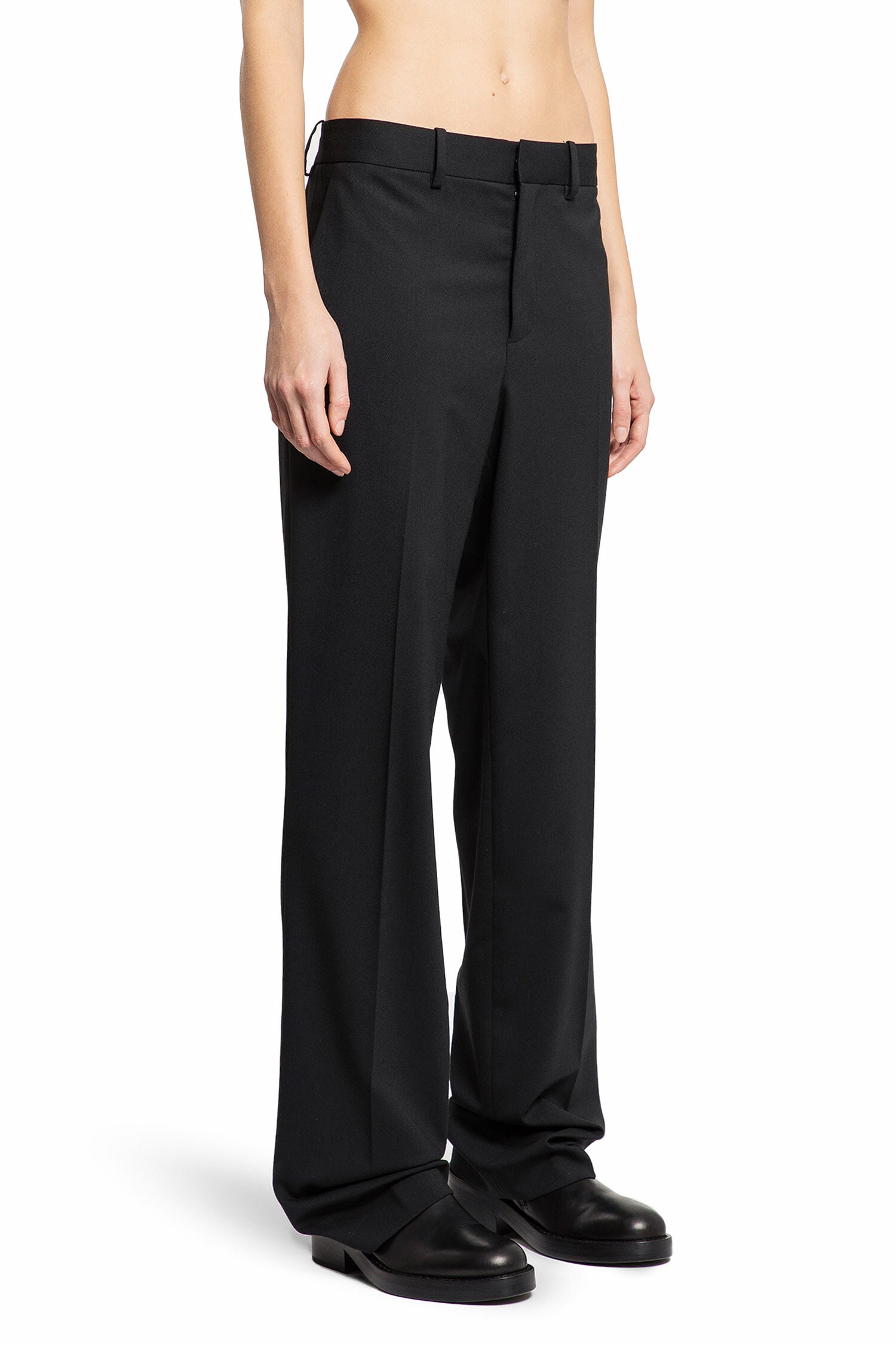 HELMUT LANG WOMAN BLACK TROUSERS