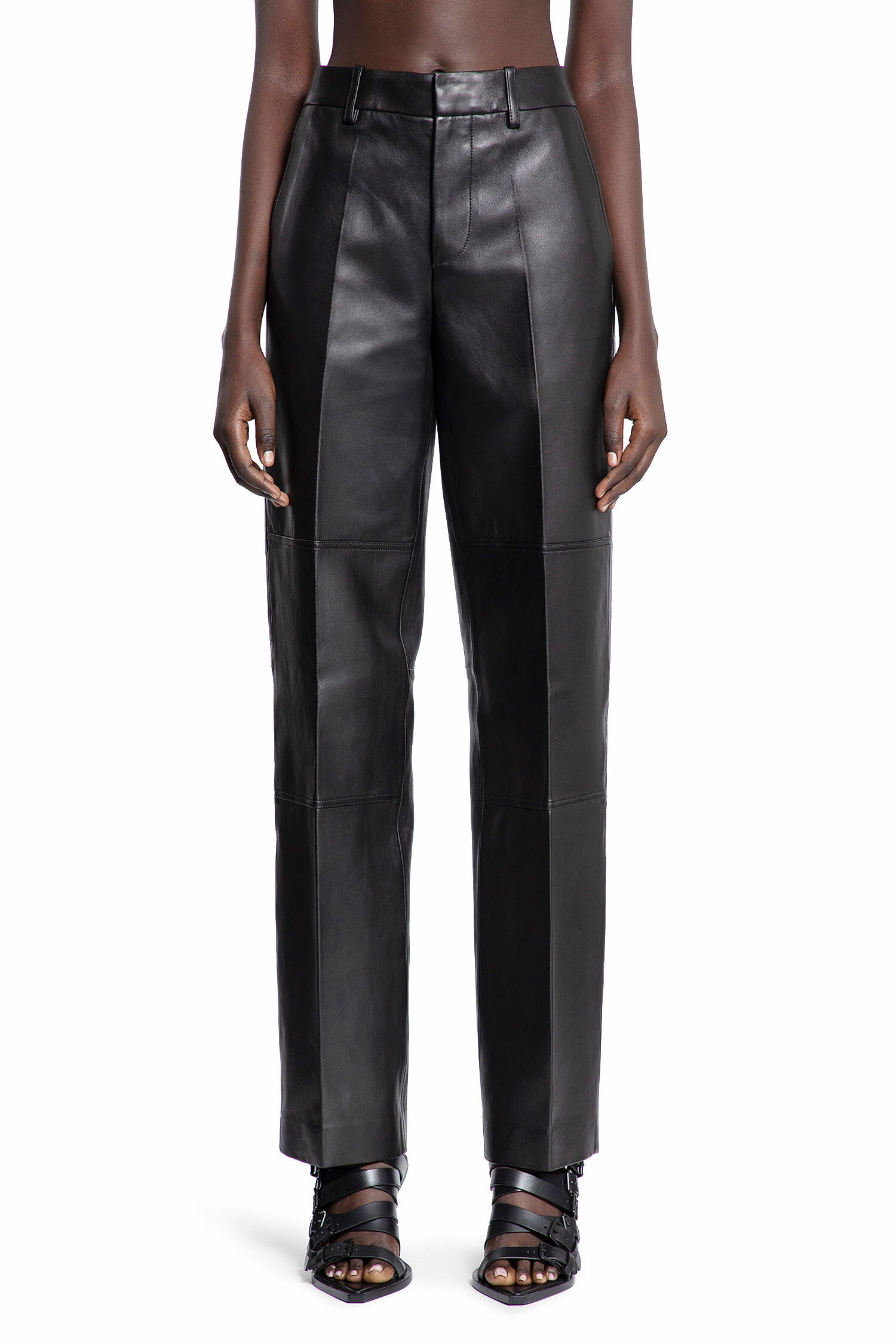 HELMUT LANG WOMAN BLACK TROUSERS