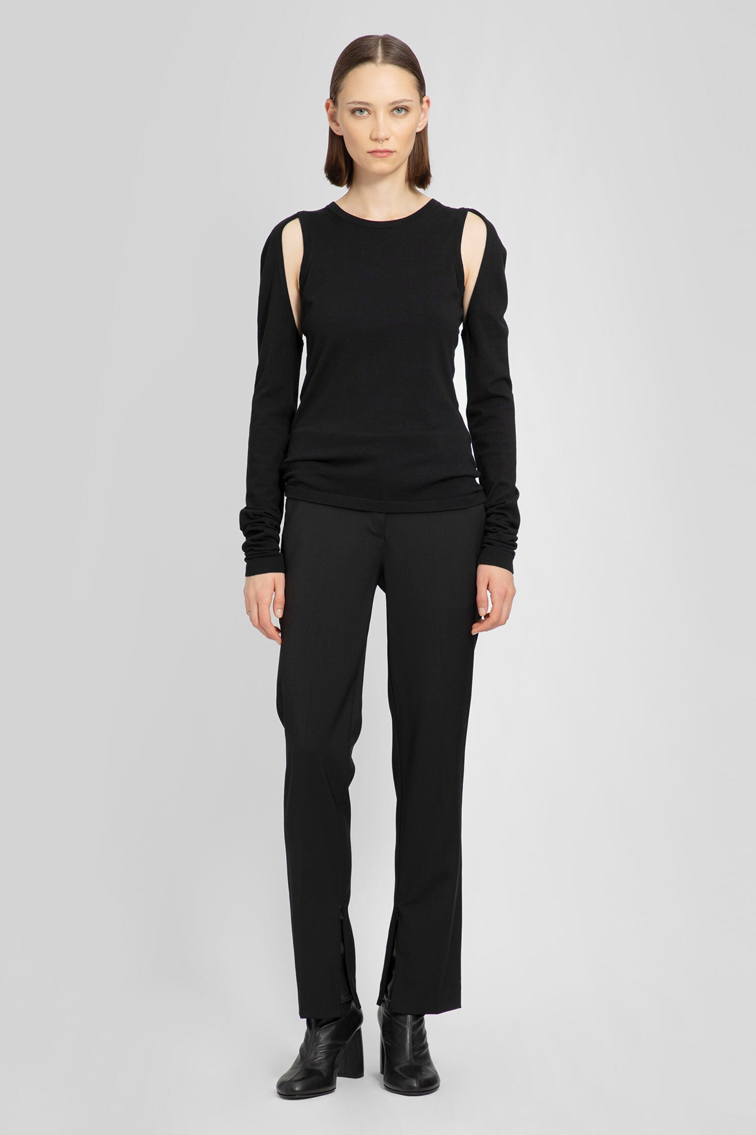 HELMUT LANG WOMAN BLACK TOPS