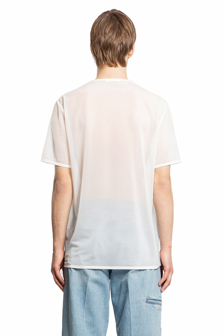 HELMUT LANG MAN WHITE T-SHIRTS & TANK TOPS