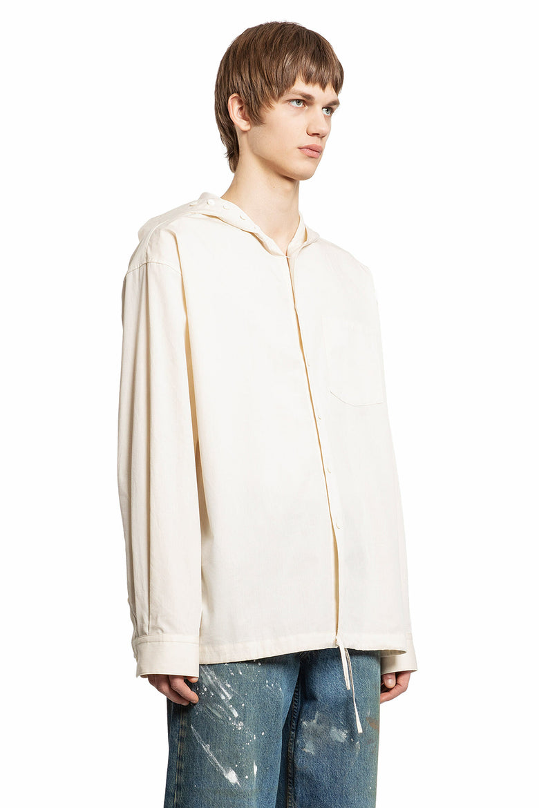 HELMUT LANG MAN OFF-WHITE SHIRTS