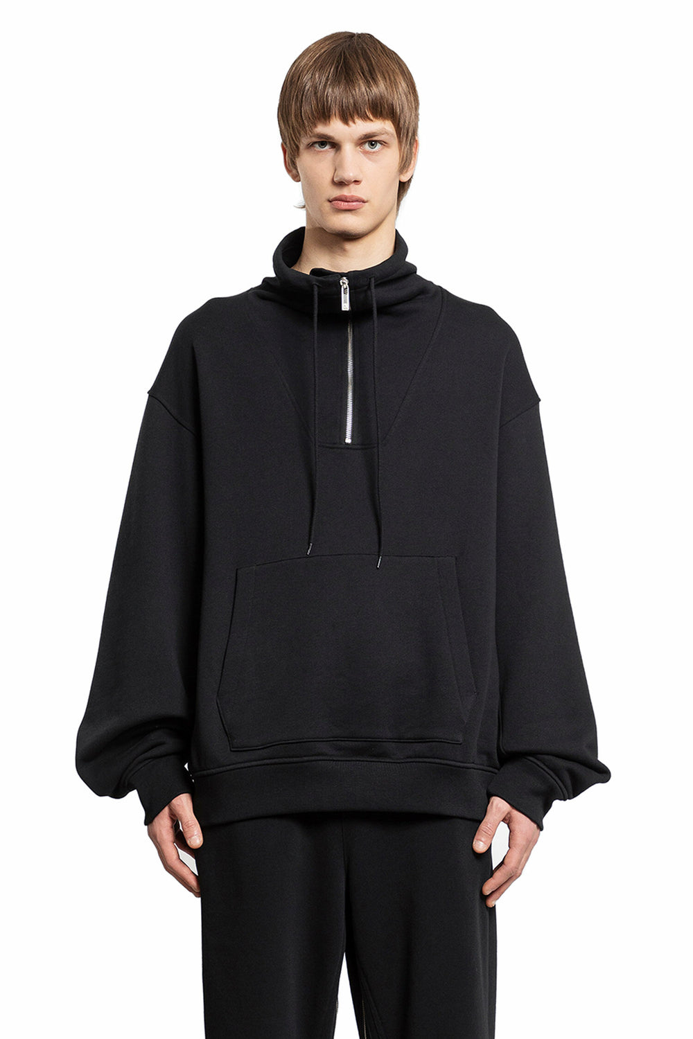 HELMUT LANG MAN BLACK SWEATSHIRTS