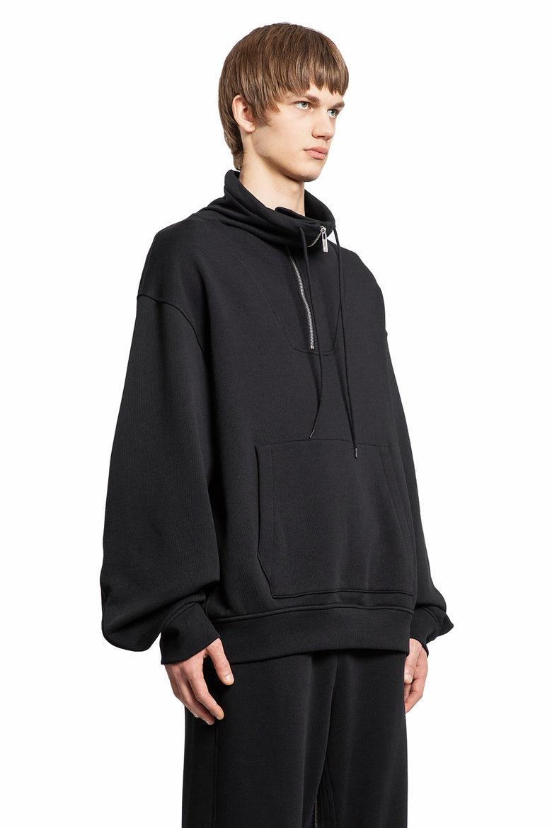 HELMUT LANG MAN BLACK SWEATSHIRTS