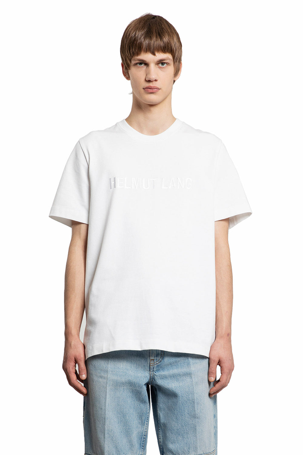 HELMUT LANG MAN WHITE T-SHIRTS & TANK TOPS