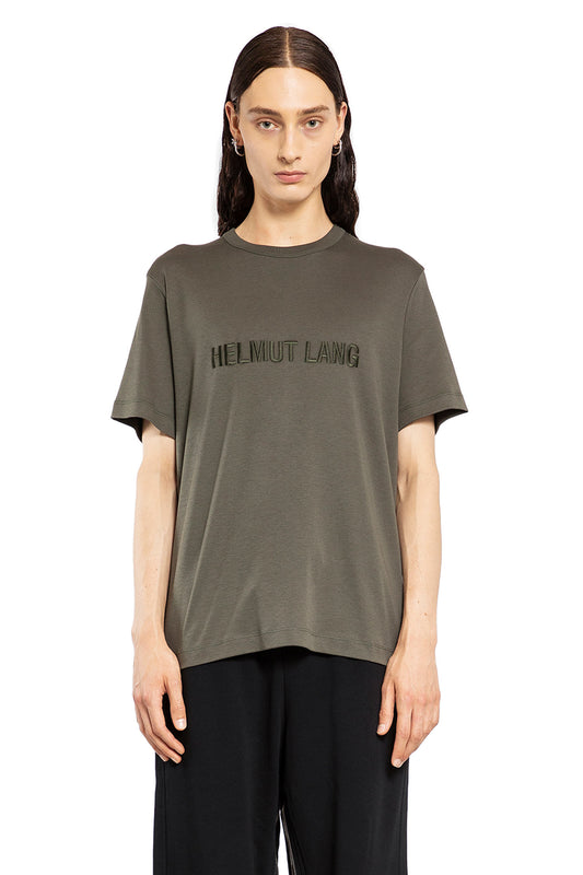 HELMUT LANG MAN GREEN T-SHIRTS & TANK TOPS