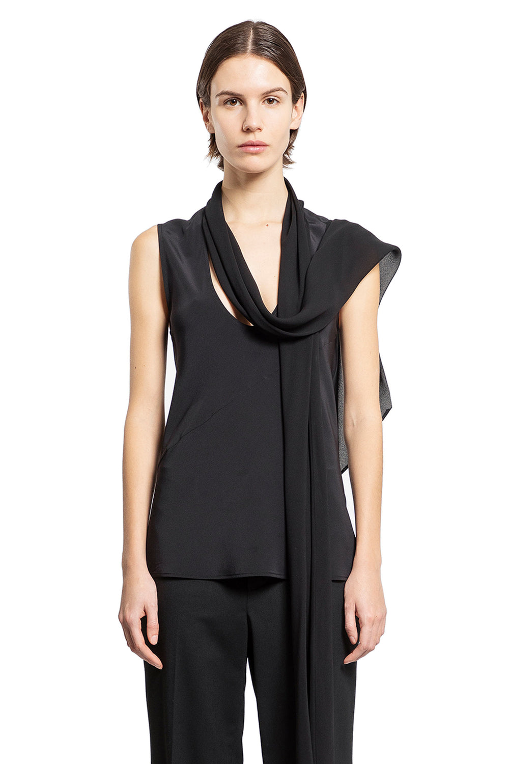 HELMUT LANG WOMAN BLACK TOPS