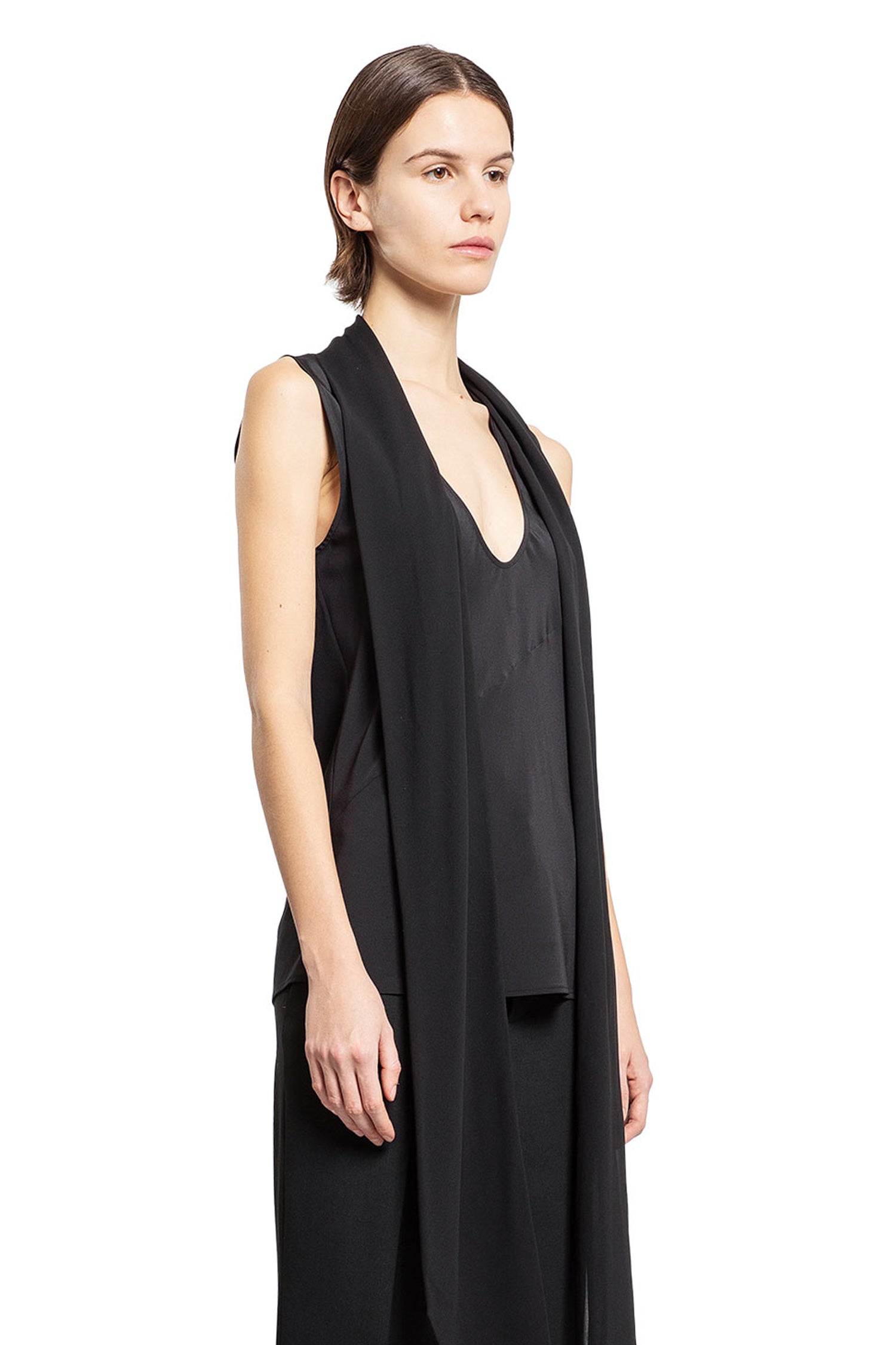 HELMUT LANG WOMAN BLACK TOPS