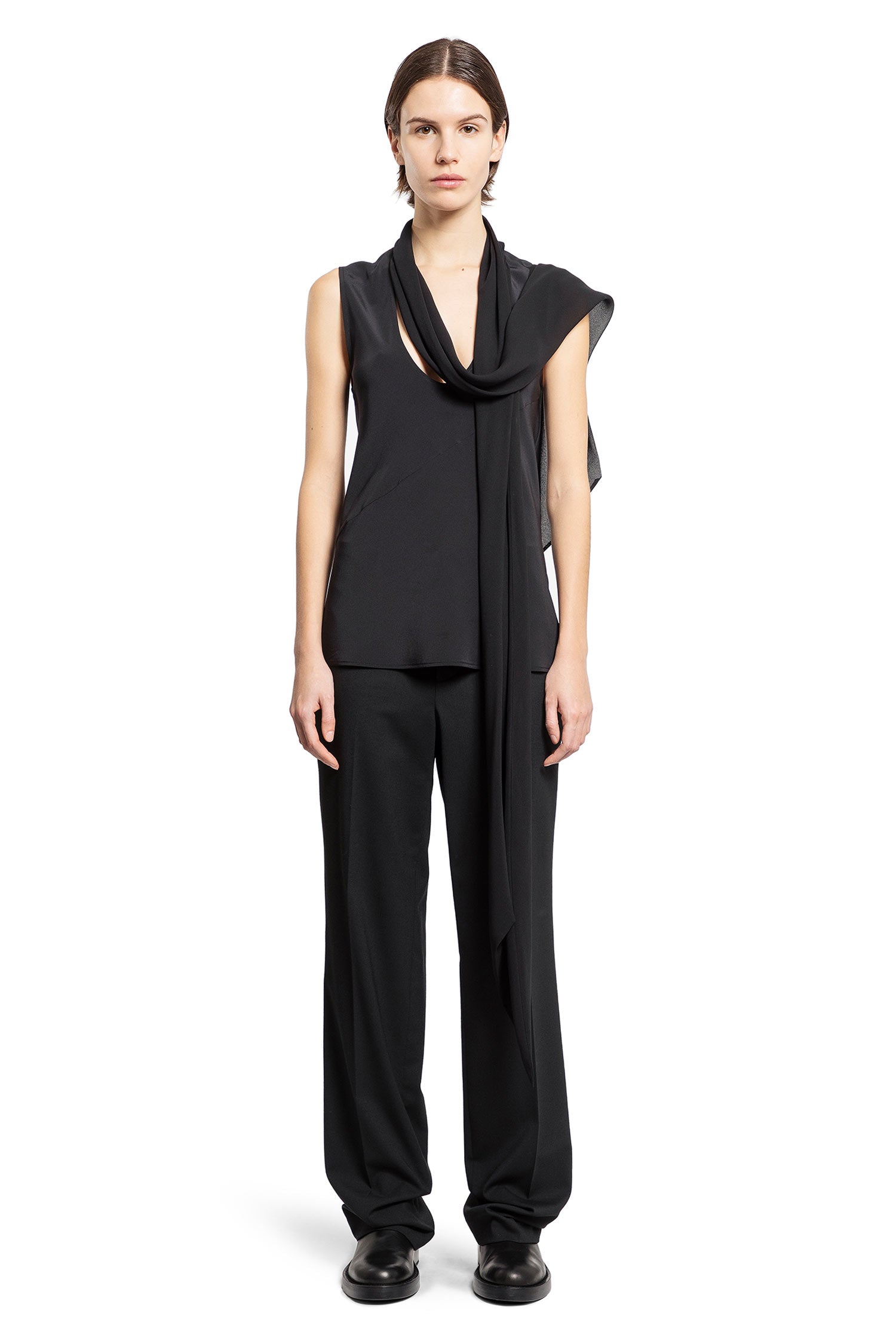 HELMUT LANG WOMAN BLACK TOPS