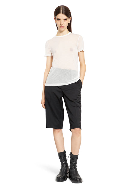 HELMUT LANG WOMAN WHITE T-SHIRTS & TANK TOPS