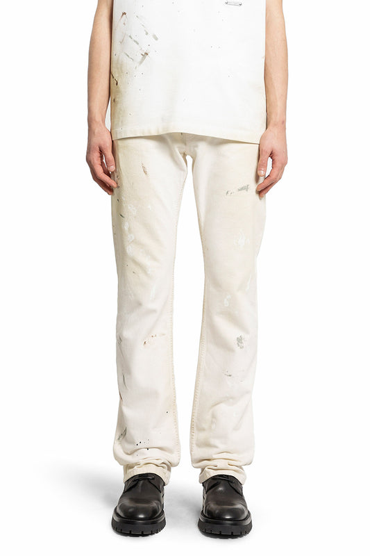 HELMUT LANG MAN OFF-WHITE JEANS