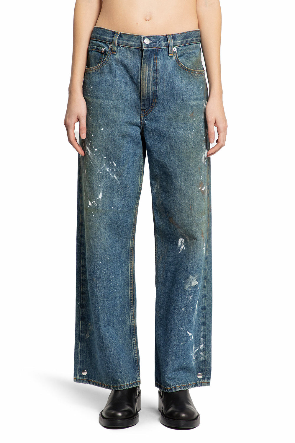 HELMUT LANG WOMAN BLUE JEANS