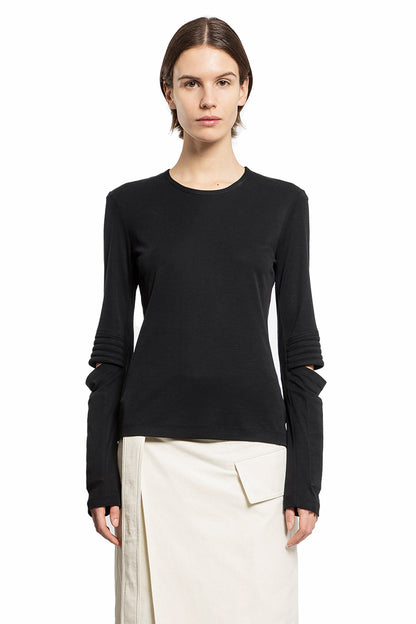 Antonioli HELMUT LANG WOMAN BLACK T-SHIRTS & TANK TOPS