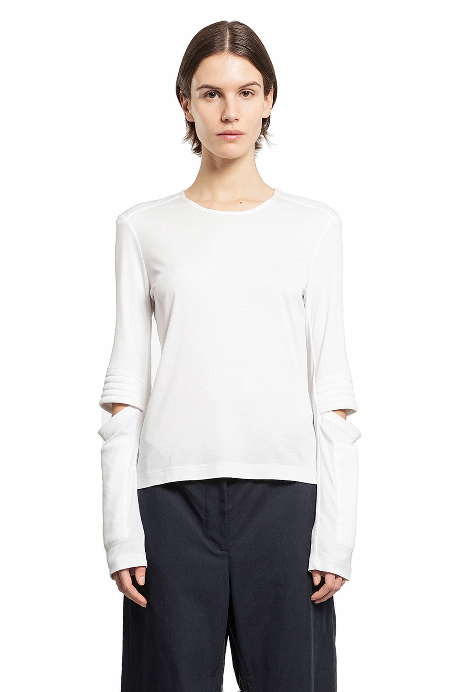 HELMUT LANG WOMAN WHITE T-SHIRTS