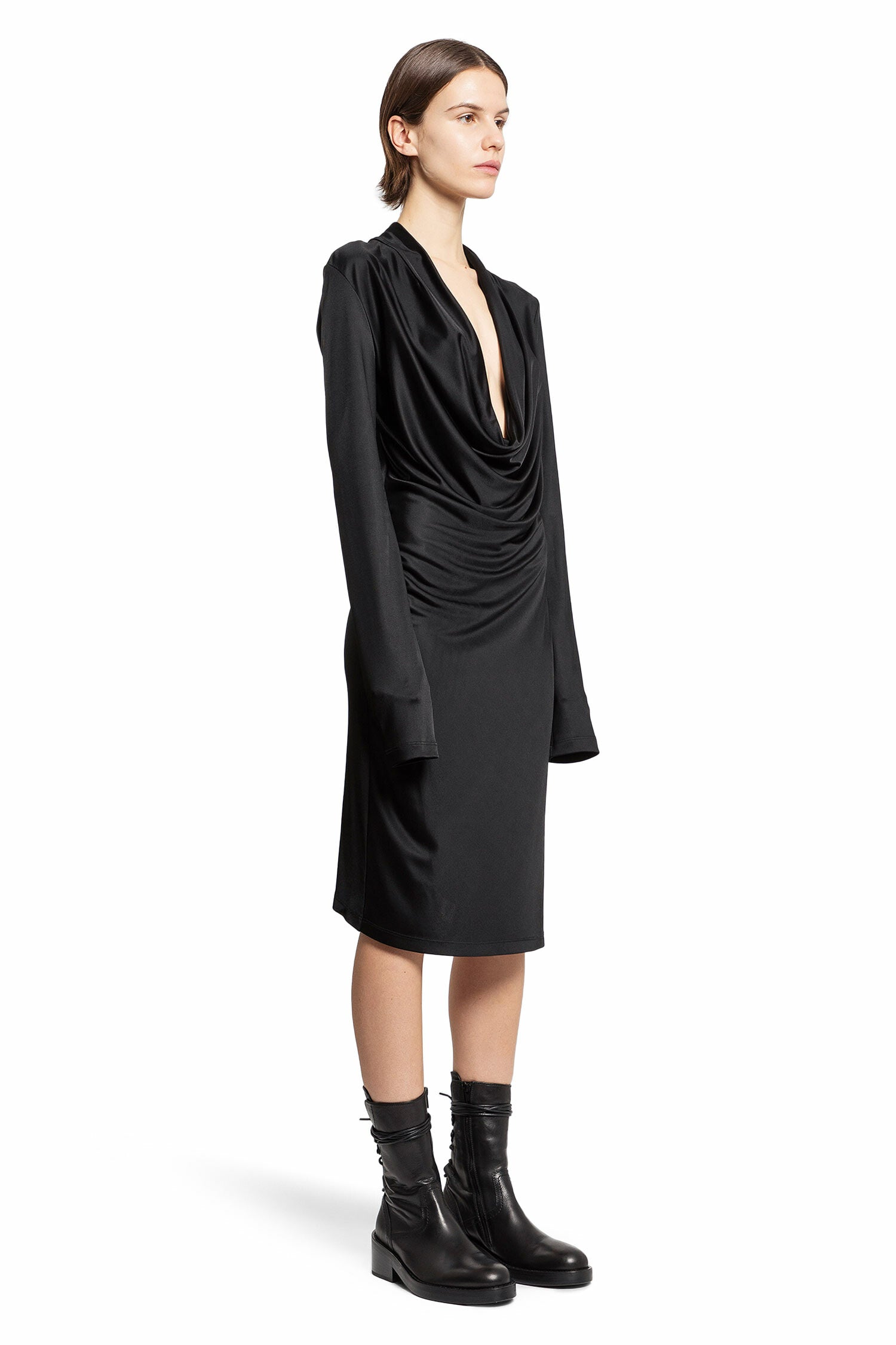 HELMUT LANG WOMAN BLACK DRESSES