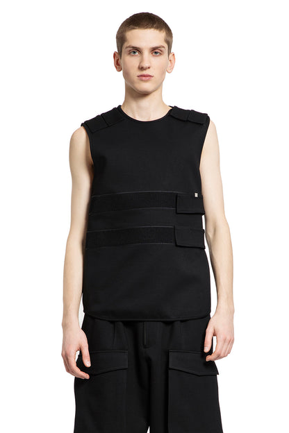 Antonioli HELMUT LANG MAN BLACK VESTS