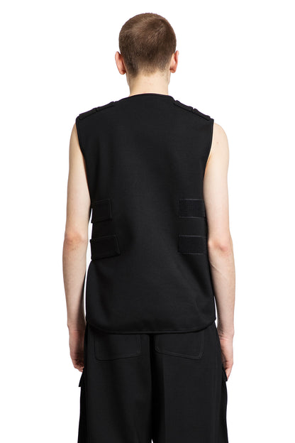 HELMUT LANG MAN BLACK VESTS