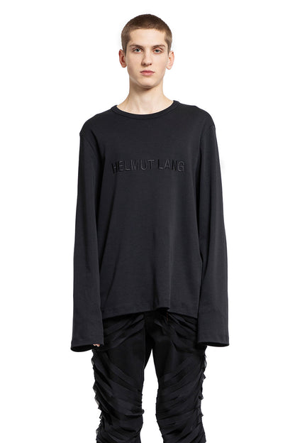 Antonioli HELMUT LANG MAN BLACK T-SHIRTS & TANK TOPS