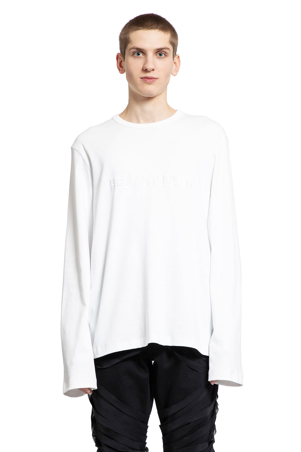 HELMUT LANG MAN WHITE T-SHIRTS & TANK TOPS