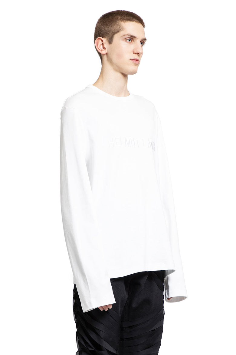 HELMUT LANG MAN WHITE T-SHIRTS & TANK TOPS