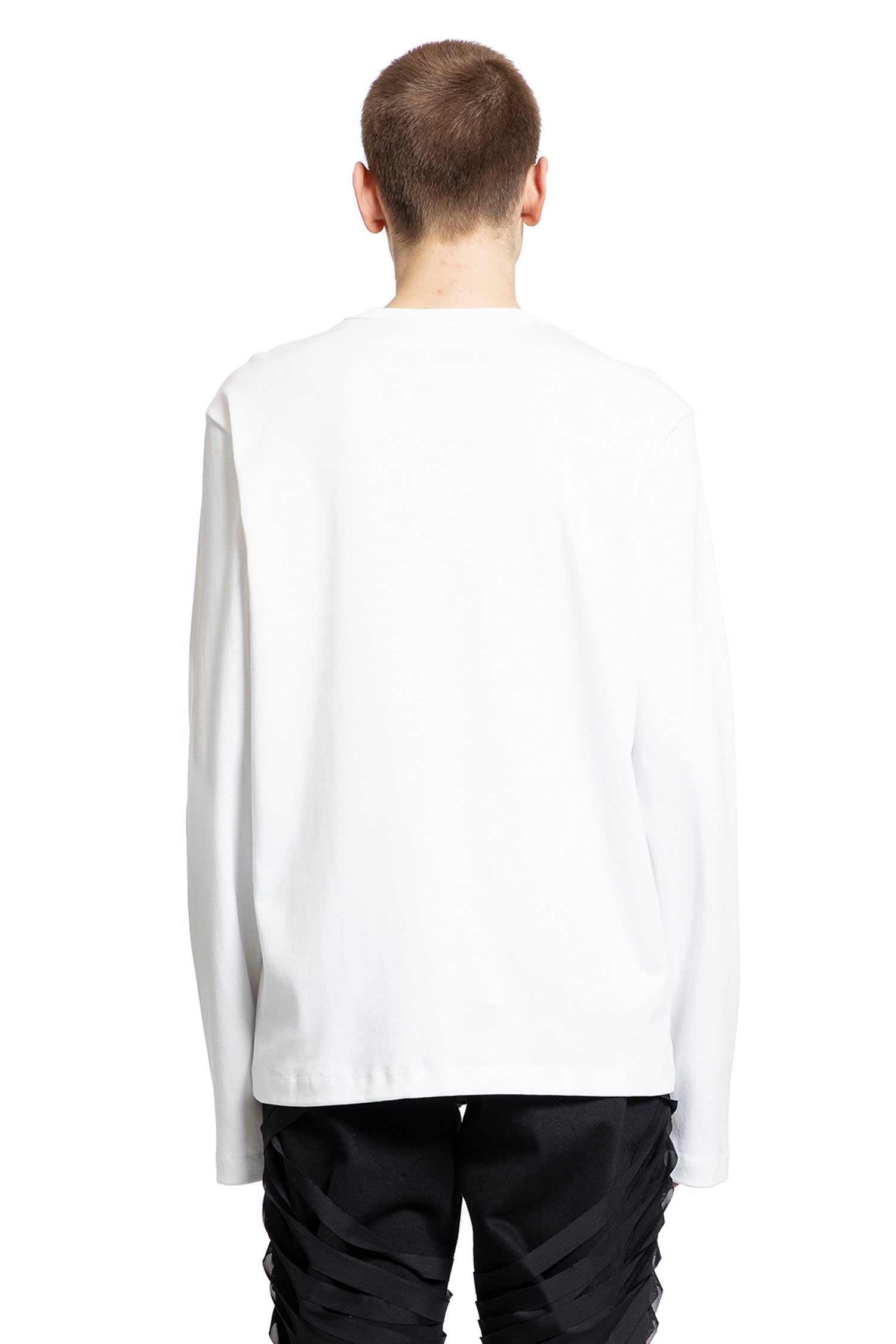 HELMUT LANG MAN WHITE T-SHIRTS & TANK TOPS