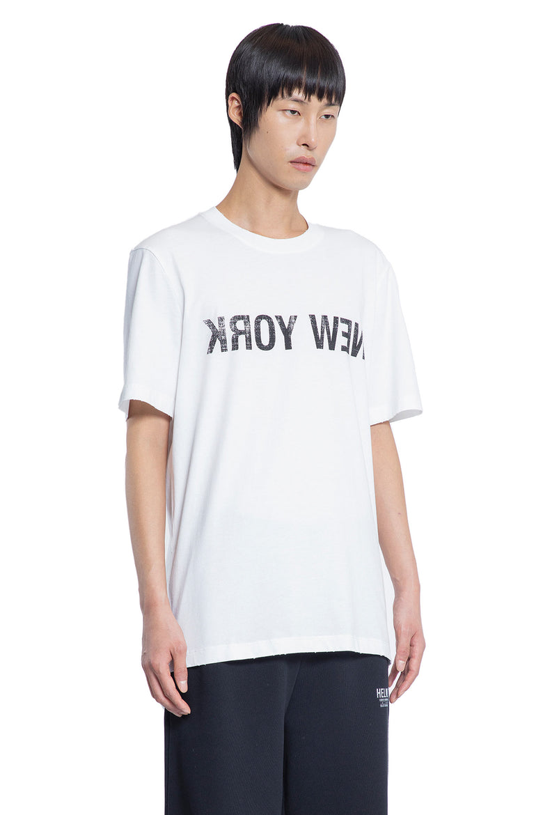 HELMUT LANG MAN WHITE T-SHIRTS & TANK TOPS