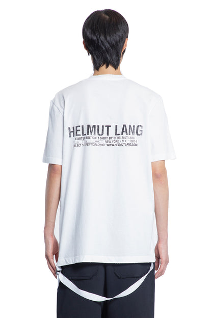 HELMUT LANG MAN WHITE T-SHIRTS & TANK TOPS