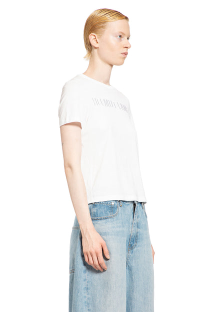 HELMUT LANG WOMAN WHITE T-SHIRTS & TANK TOPS