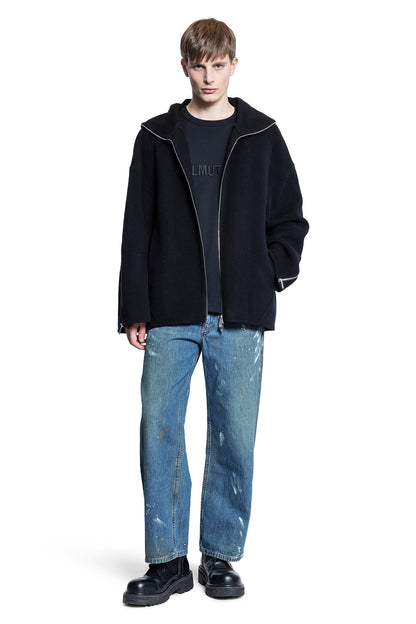 HELMUT LANG MAN BLACK KNITWEAR