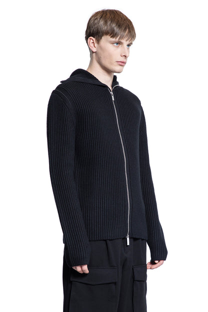 HELMUT LANG MAN BLACK KNITWEAR