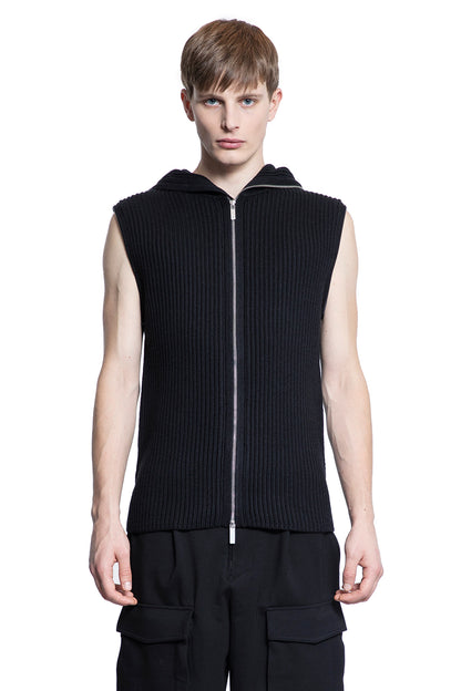 HELMUT LANG MAN BLACK KNITWEAR