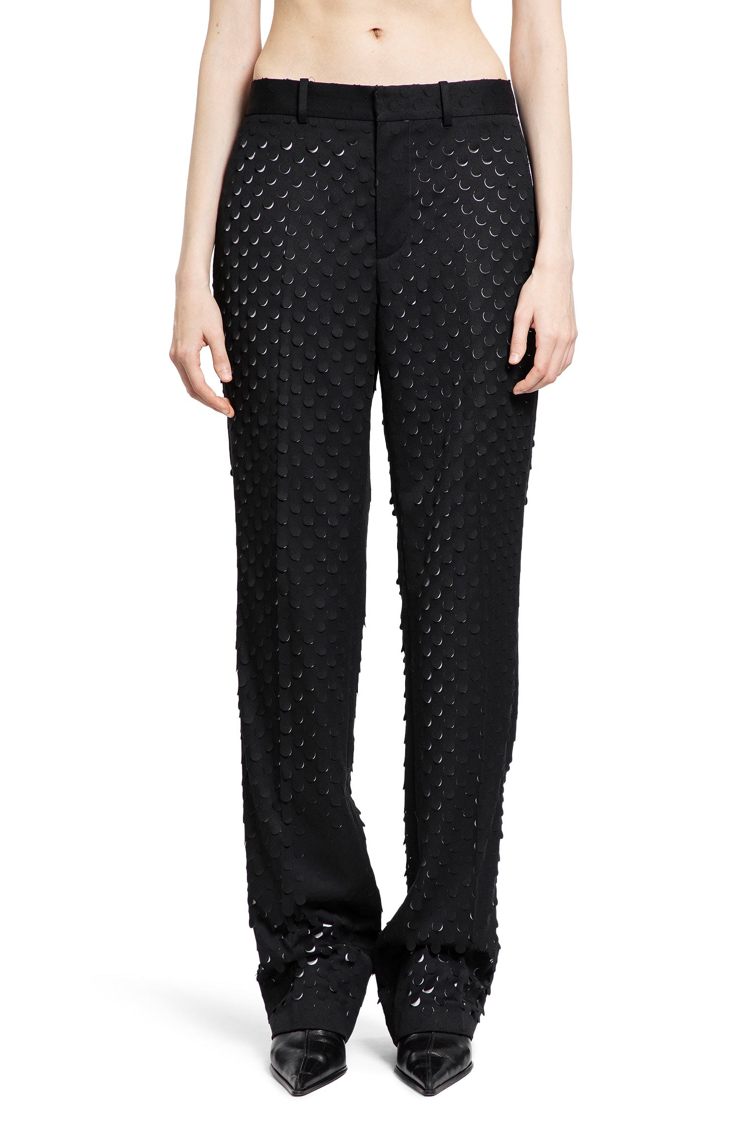 HELMUT LANG WOMAN BLACK TROUSERS