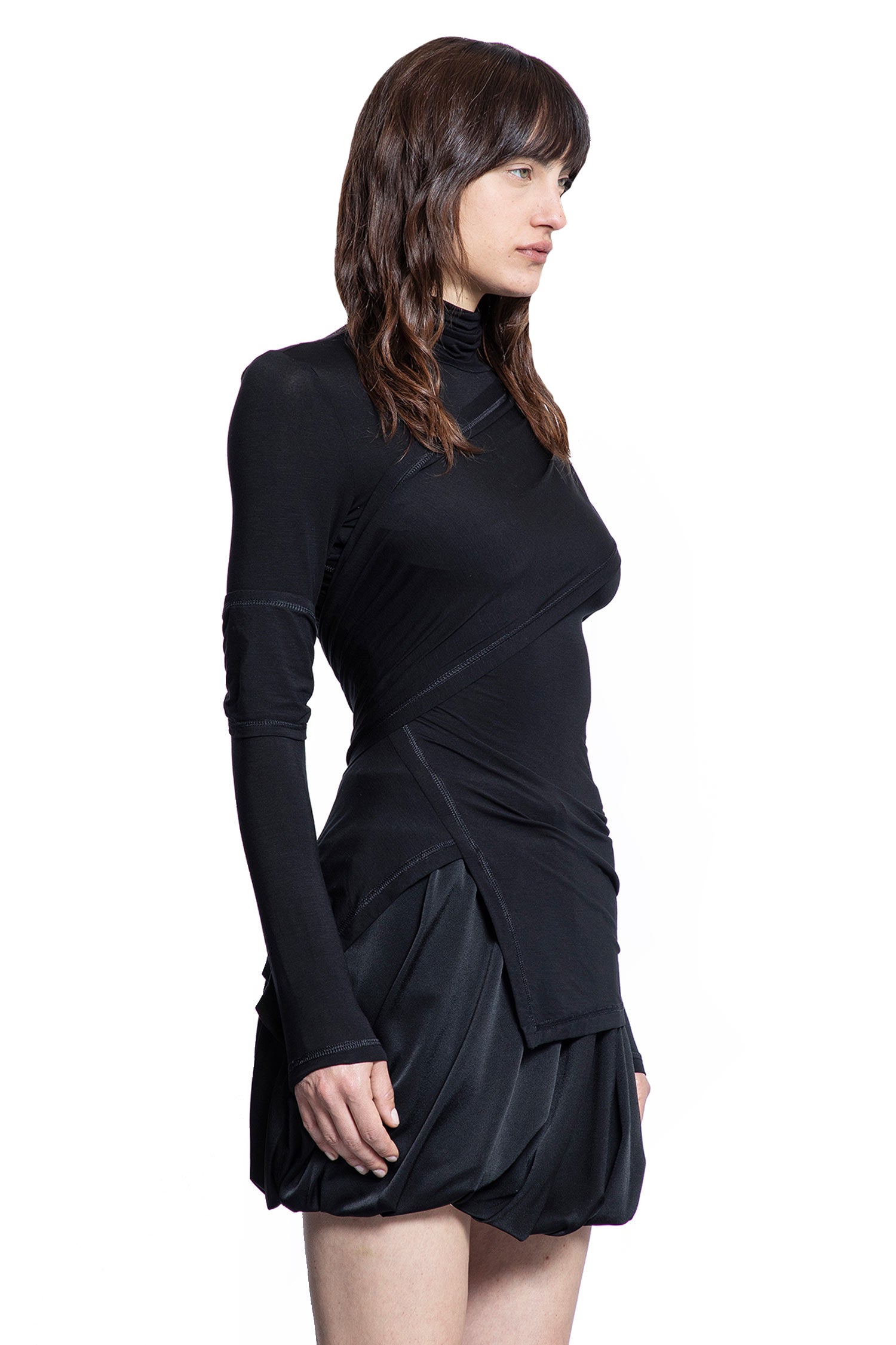 HELMUT LANG WOMAN BLACK TOPS