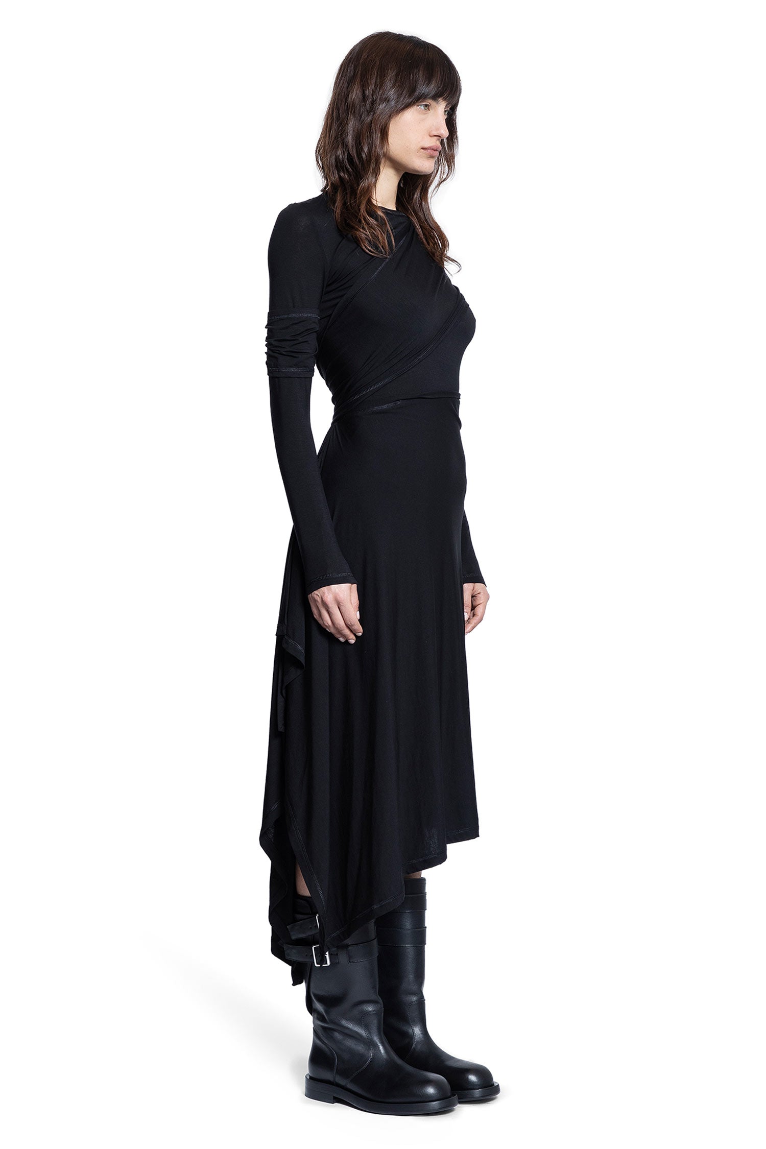 HELMUT LANG WOMAN BLACK DRESSES