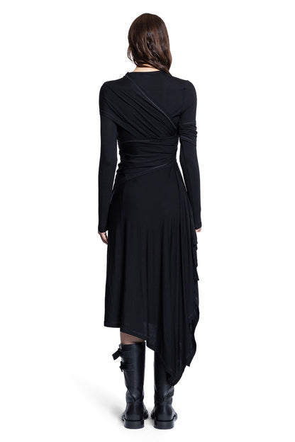 HELMUT LANG WOMAN BLACK DRESSES