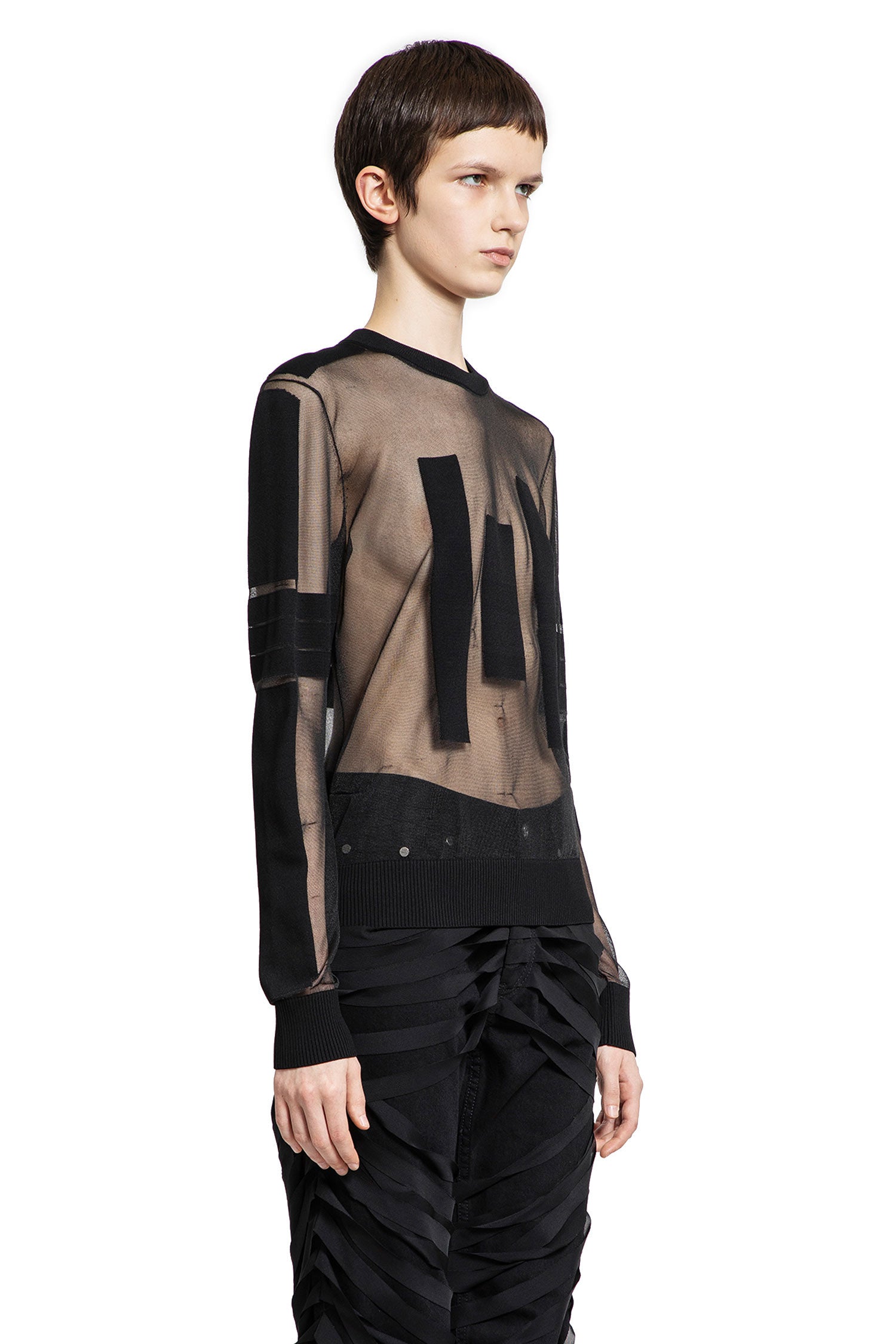 HELMUT LANG WOMAN BLACK TOPS