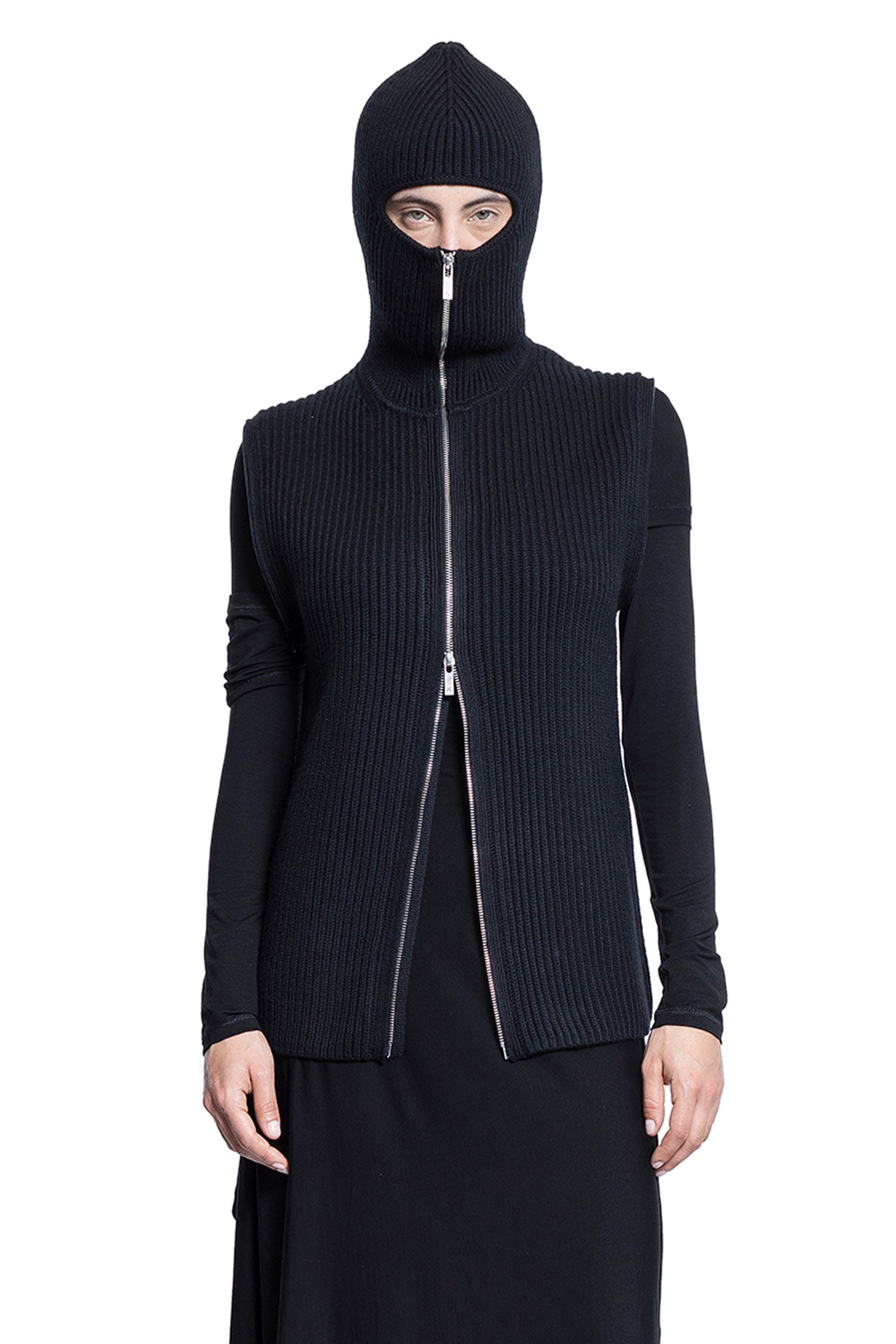 HELMUT LANG WOMAN BLACK KNITWEAR