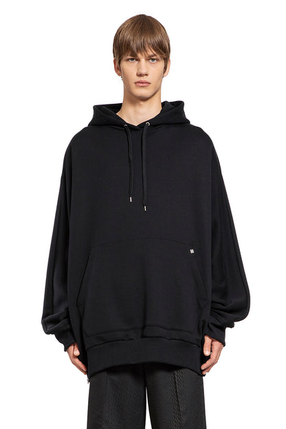 HELMUT LANG MAN BLACK SWEATSHIRTS