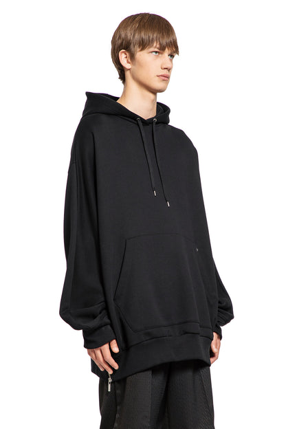 HELMUT LANG MAN BLACK SWEATSHIRTS