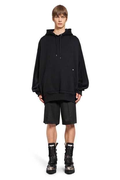 HELMUT LANG MAN BLACK SWEATSHIRTS