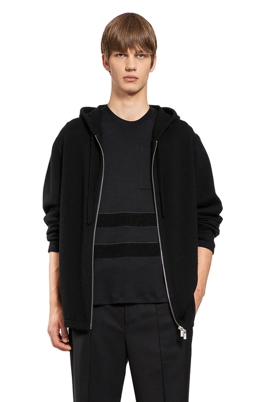 HELMUT LANG MAN BLACK SWEATSHIRTS