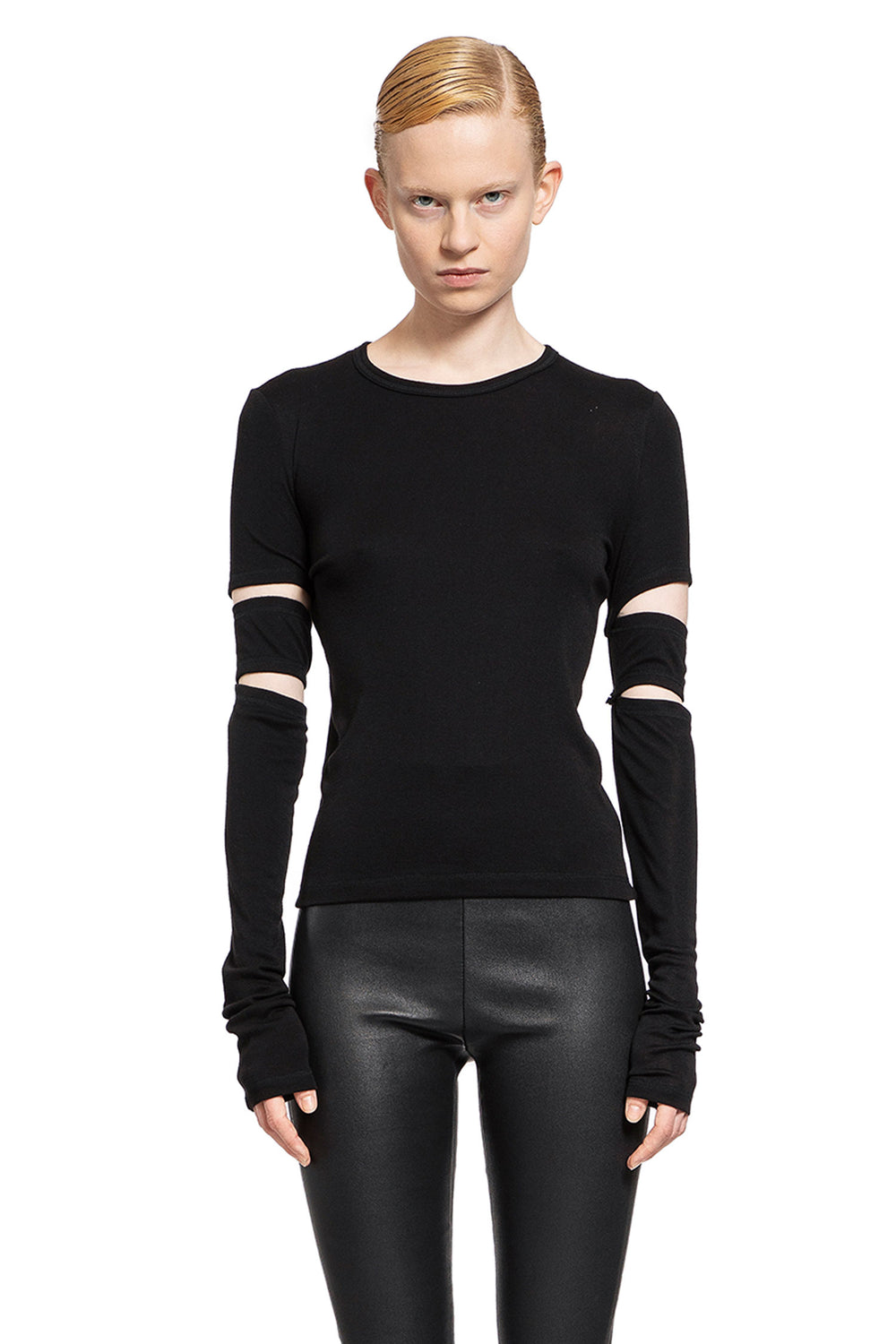 HELMUT LANG WOMAN BLACK TOPS