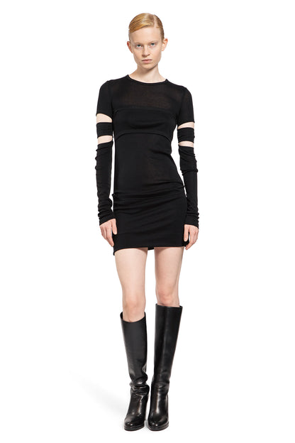 HELMUT LANG WOMAN BLACK DRESSES